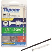 TAPCON Tapcon Masonry Screw, Flat, 75 PK 24388